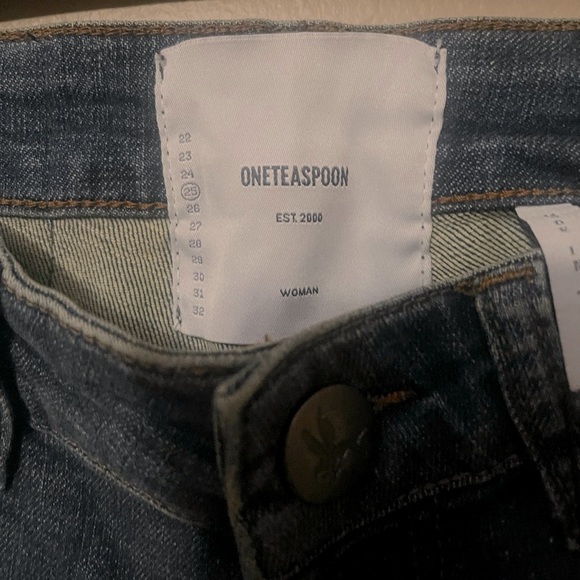 ONE TEASPOON INDIGO FREEBIRDS II HIGH WAIST STRETCH SKINNY JEAN- stretch 😎❣️‼️ - Picture 5 of 6